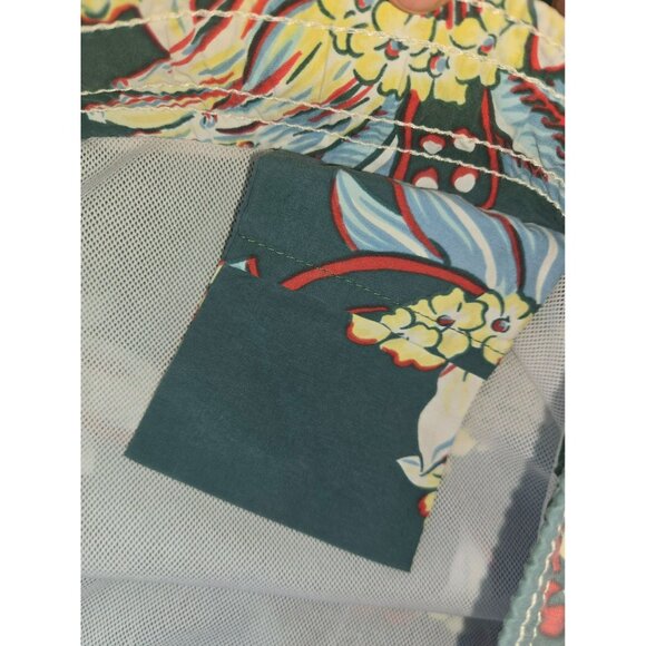 Polo Ralph Lauren 3X Big Mens Hawaiian Floral Swim Trunks Polyester - Picture 5 of 7